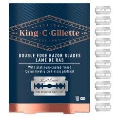 Varupardlid King (Double Edge Razor Blades) 10 tk цена и информация | Косметика и средства для бритья | kaup24.ee