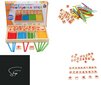 Arvutamiskomplekt puidust, Montessori arvutamiskomplekt puidust hind ja info | Arendavad mänguasjad | kaup24.ee