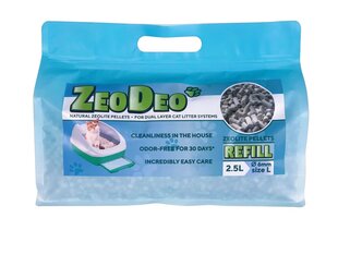 “ZeoDeo” looduslikud tseoliidist kassiliivagraanulid (2.3 kg) Mõeldud kassiliiva jaoks Tidy cats Breeze (Refill for Tidy cats Breeze cat litter box pellets) hind ja info | Kassiliiv | kaup24.ee