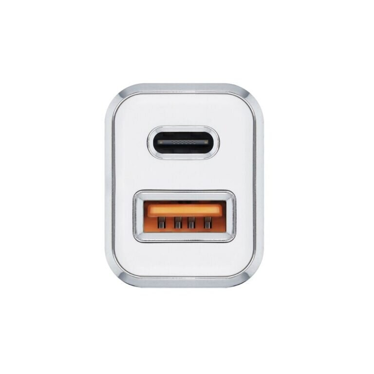 Autolaadija Forcell USB 3.0 + USB C Quick Charging + Power Delivery PD20W 4A CC-QCPD01 цена и информация | Mobiiltelefonide laadijad | kaup24.ee