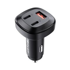 Autolaadija Acefast USB-A + 2x USB-C QC4.0 PD66W PPS AFC FCP цена и информация | Зарядные устройства для телефонов | kaup24.ee