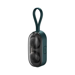 Remax Juhtmevaba stereo kõrvaklapid randmepaela dokkimisjaamaga TWS-15 - Roheline hind ja info | Kõrvaklapid | kaup24.ee
