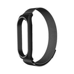 Xiaomi Mi Band 5/6 Metallist Rihm - Must цена и информация | Аксессуары для смарт-часов и браслетов | kaup24.ee