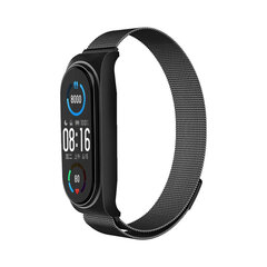 Xiaomi Mi Band 5/6 Metallist Rihm - Must hind ja info | Nutikellade ja nutivõrude tarvikud | kaup24.ee