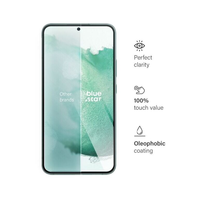 Samsung Galaxy S23+ (6,6″) ekraanikaitseklaas Blue Star 9H hind ja info | Ekraani kaitsekiled | kaup24.ee