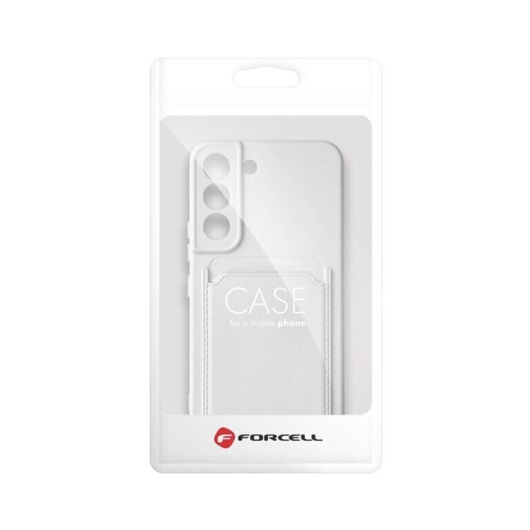 Samsung Galaxy S23 Ultra (6,8") Forcell Card ümbris - Valge hind ja info | Telefoni kaaned, ümbrised | kaup24.ee