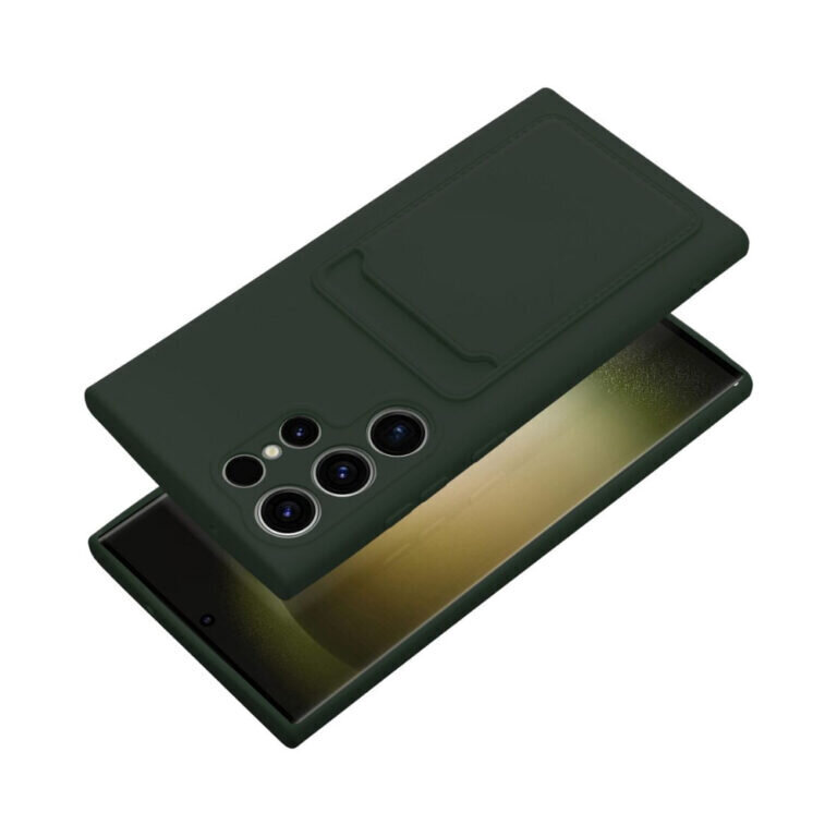 Samsung Galaxy S23 Ultra (6,8") Forcell Card ümbris - Roheline hind ja info | Telefoni kaaned, ümbrised | kaup24.ee