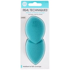 Губки для макияжа Real Techniques Miracle Airblend Makeup, 2 шт. цена и информация | Кисти для макияжа, спонжи | kaup24.ee