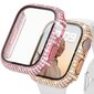 Sparkle Apple Watch Ümbris - Roosa Kuld - 44mm hind ja info | Nutikellade ja nutivõrude tarvikud | kaup24.ee