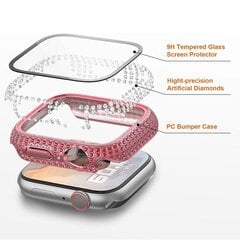 Sparkle Apple Watch Ümbris - Rose Pink - 41mm цена и информация | Аксессуары для смарт-часов и браслетов | kaup24.ee