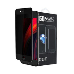 Защитное стекло 5D Privacy для экрана iPhone 7/8/SE (4,7") цена и информация | Ekraani kaitsekiled | kaup24.ee