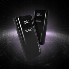 Powerbank Wozinsky 30000 mAh must hind ja info | Akupangad | kaup24.ee