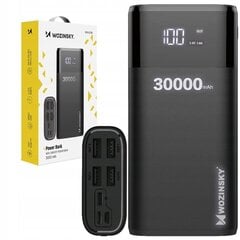 Powerbank Wozinsky 30000 mAh must цена и информация | Зарядные устройства Power bank | kaup24.ee