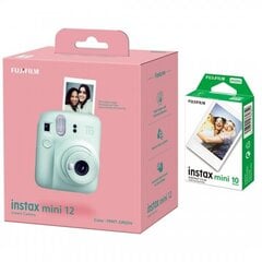 Fujifilm Instax Mini 12, Mint Green + Instax Mini (10 tk.) hind ja info | Kiirpildikaamerad | kaup24.ee