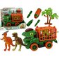 Dinosaur Truck Transporter for Disassembly Green Accessories цена и информация | Poiste mänguasjad | kaup24.ee