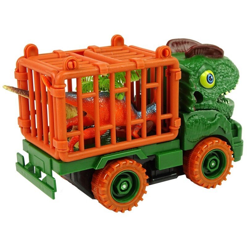 Dinosaur Truck Transporter for Disassembly Green Accessories цена и информация | Poiste mänguasjad | kaup24.ee