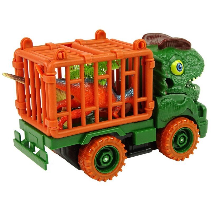 Dinosaur Truck Transporter for Disassembly Green Accessories hind ja info | Poiste mänguasjad | kaup24.ee