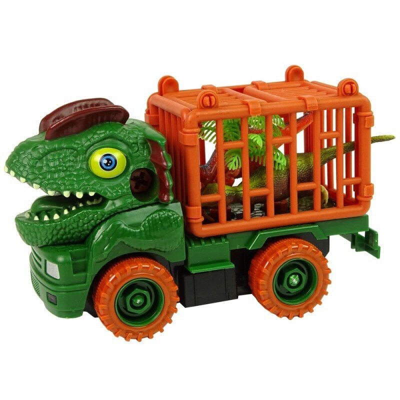 Dinosaur Truck Transporter for Disassembly Green Accessories hind ja info | Poiste mänguasjad | kaup24.ee