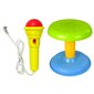 Organ Keyboard Chair Microphone Blue hind ja info | Arendavad mänguasjad | kaup24.ee