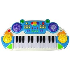 Organ Keyboard Chair Microphone Blue цена и информация | Развивающие игрушки и игры | kaup24.ee