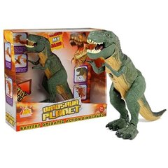Dinozaur Tyranozaur Na Baterie Zielony Chodzi цена и информация | Игрушки для мальчиков | kaup24.ee