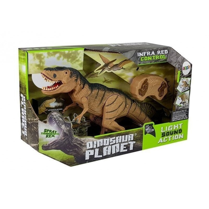 Dinosaur Tyrannosaurus Rex Remote Controlled R/C with Steam hind ja info | Poiste mänguasjad | kaup24.ee