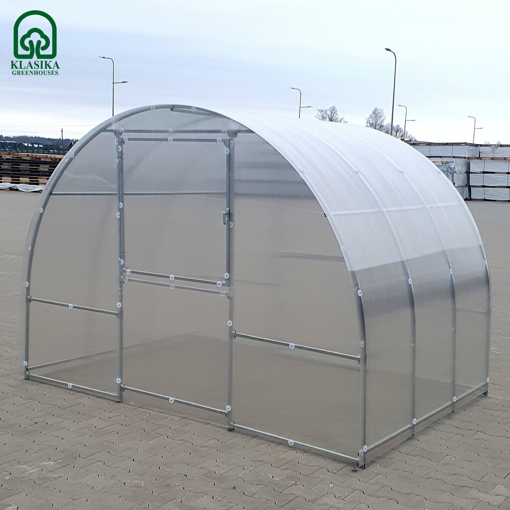 Kaarkasvuhoone Klasika Easy 24 m² (3x8 m) hind ja info | Kasvuhooned | kaup24.ee