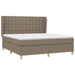 Кровать vidaXL, 180x200 см, серая цена и информация | Кровати | kaup24.ee