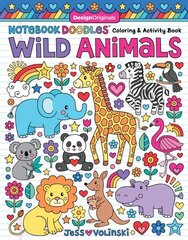 Notebook Doodles Wild Animals: Coloring & Activity Book hind ja info | Väikelaste raamatud | kaup24.ee