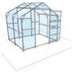 Kasvuhoone Klasika Bernard 2,35x8m (18,8m2) karkass ilma katteta hind ja info | Kasvuhooned | kaup24.ee