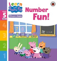 Learn with Peppa Phonics Level 5 Book 9 - Number Fun! (Phonics Reader) цена и информация | Книги для малышей | kaup24.ee