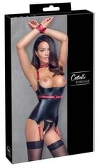 Сексуальный комплект Cottelli bondage, черный/красный, М цена и информация | Сексуальное женское белье | kaup24.ee