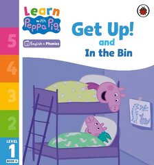 Learn with Peppa Phonics Level 1 Book 4 - Get Up! and In the Bin (Phonics Reader) цена и информация | Книги для малышей | kaup24.ee