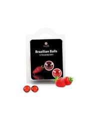 2 BRAZILIAN BALLS STRAWBERRY цена и информация | Лубриканты | kaup24.ee