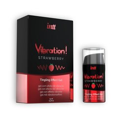 Vedel vibraator Warm Effect Aroma Strawberry 15 ml hind ja info | Lubrikandid | kaup24.ee