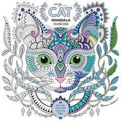 My Cat Mandala Coloring Book: 30 Stunning, Oversized Coloring Pages hind ja info | Väikelaste raamatud | kaup24.ee