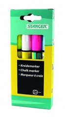 Markerite komplekt Stanger 620030, 4 tk цена и информация | Принадлежности для рисования, лепки | kaup24.ee