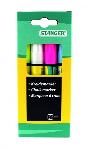 Markerite komplekt Stanger 620030, 4 tk цена и информация | Kunstitarbed, voolimise tarvikud | kaup24.ee