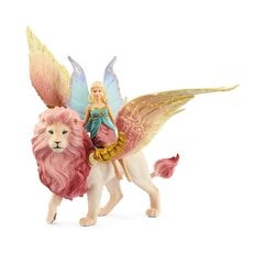 Фигурка Schleich Фея на крылатом льве цена и информация | MUST Металлическая бутылочка с Ярким рисунком (без BPA) (500ml) для мальчиков от 3+ лет Серая с Машинкой | kaup24.ee