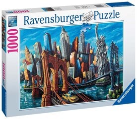 Pusle Ravensburger New York, 1000 tk hind ja info | Pusled | kaup24.ee