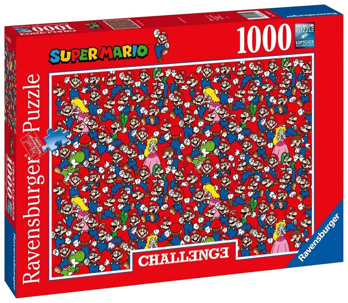 Pusle Ravensburger Super Mario, 1000 tk hind ja info | Pusled | kaup24.ee