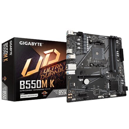 Emaplaat Gigabyte B550M K 1.0 AMD B550 hind ja info | Emaplaadid | kaup24.ee