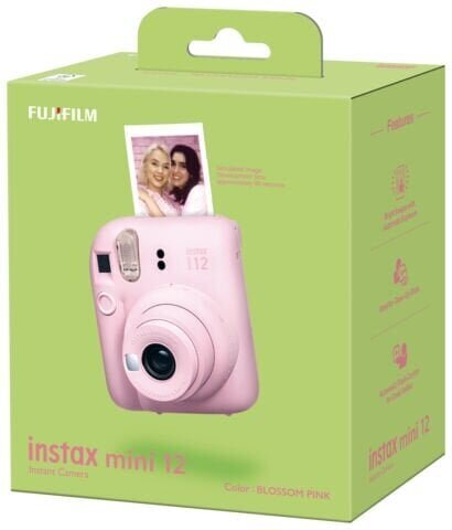 Fujifilm Instax Mini 12, blossom pink hind ja info | Kiirpildikaamerad | kaup24.ee