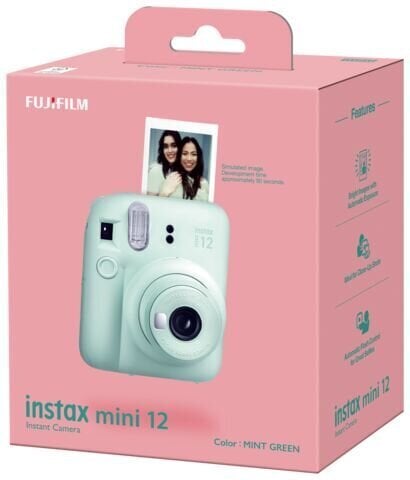 Fujifilm Instax Mini 12, mint green hind ja info | Kiirpildikaamerad | kaup24.ee