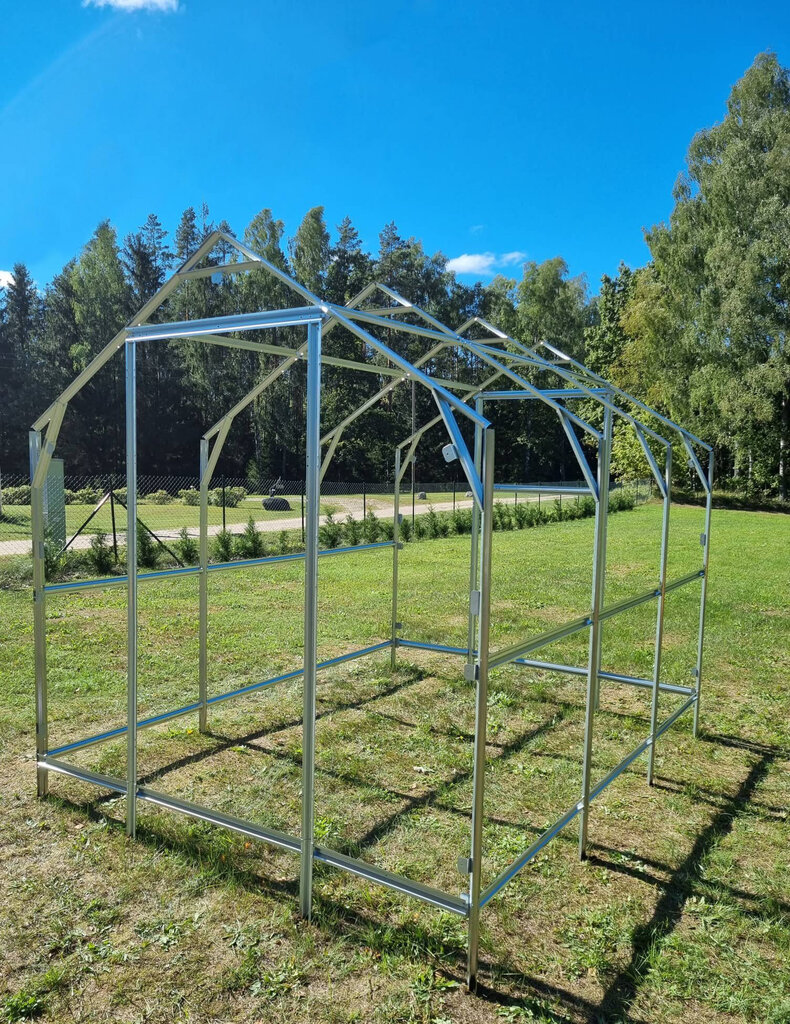 Kasvuhoone Klasika Bernard 2,35x6m (14,1m2) karkass ilma katteta hind ja info | Kasvuhooned | kaup24.ee