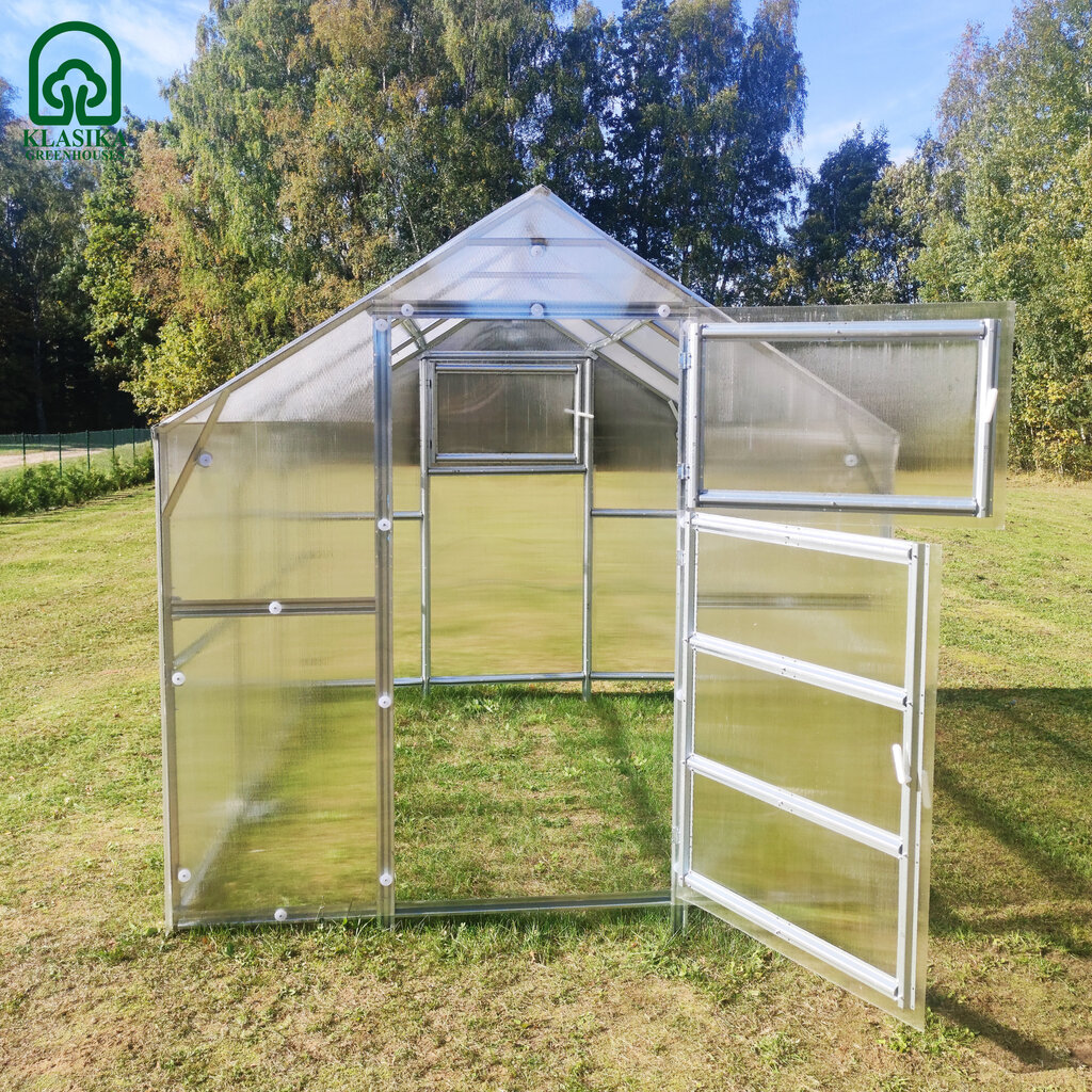 Kasvuhoone Klasika Bernard 2,35x8m (18,8m2) hind ja info | Kasvuhooned | kaup24.ee