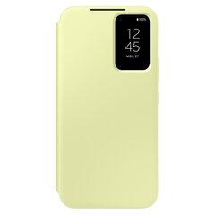 Telefoniümbris Smart View Wallet Case telefonile Samsung Galaxy A54, kollane цена и информация | Чехлы для телефонов | kaup24.ee