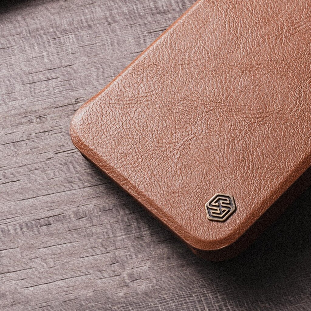 Nillkin Qin Leather Pro Case, must цена и информация | Telefoni kaaned, ümbrised | kaup24.ee