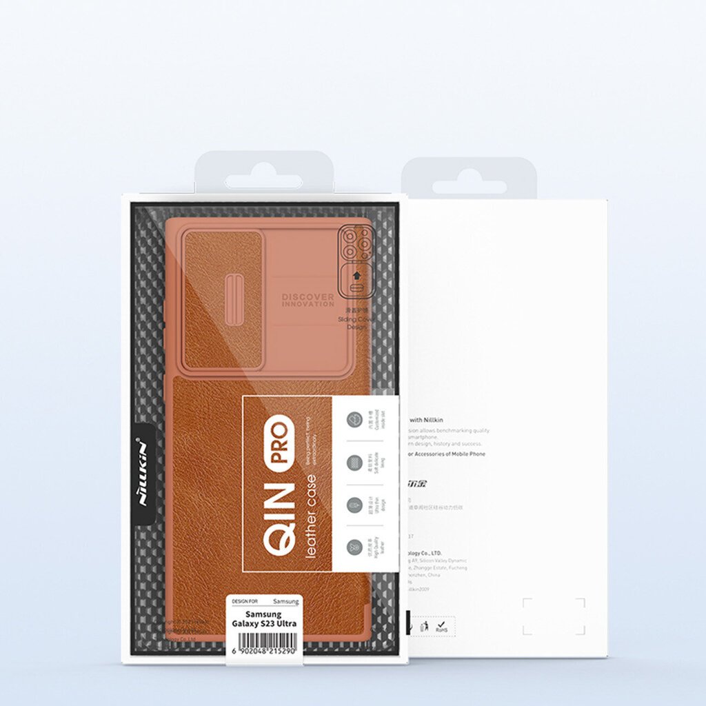 Nillkin Qin Leather Pro Case, punane hind ja info | Telefoni kaaned, ümbrised | kaup24.ee