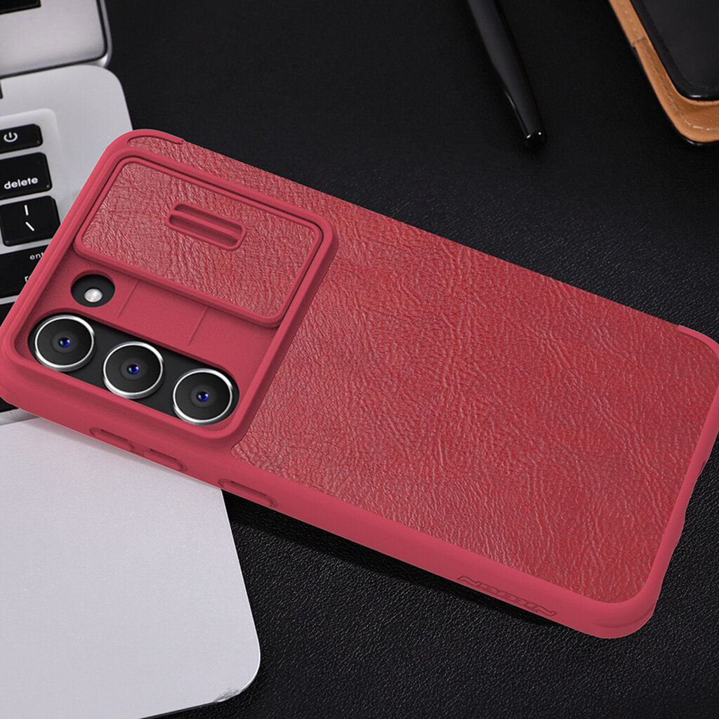 Nillkin Qin Leather Pro Case, punane hind ja info | Telefoni kaaned, ümbrised | kaup24.ee